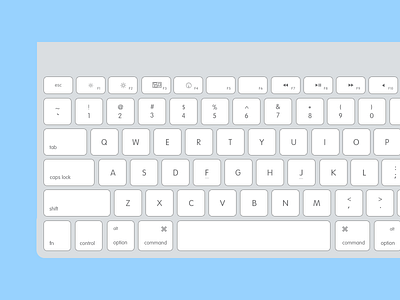 Flat Keyboard flat imac keyboard oktayelipek photoshop