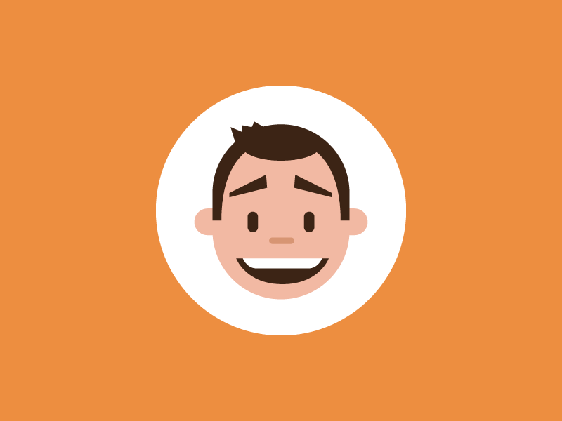 Animation test (GIF) animated confused gif happy illustration
