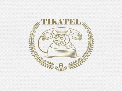 Tikatel 1ta brand hosseinyektapour logo mark tikatel
