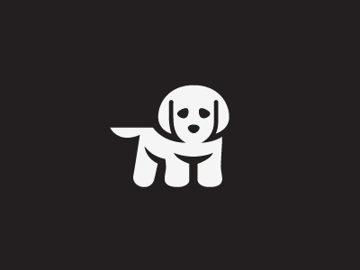 Puppy animal dog george bokhua logo mark milash puppy symbol