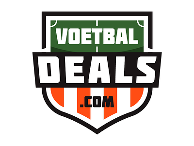 Voetbaldeals brand identity design final football identity logo new soccer