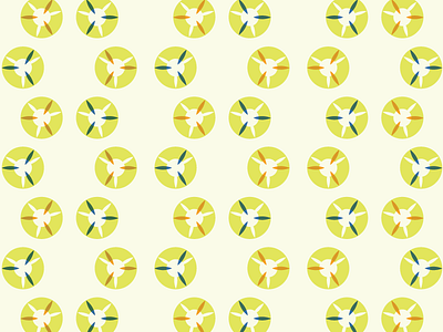 Propellers Letterpress Concept geometric patterns vector