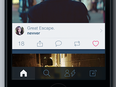 iOS 7 Tumblr app camera image ios 7 iphone mobile post tumblr ui