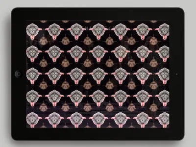 Prada animation flash ipad app motion graphics