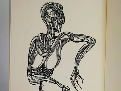 Drawing #31 drawing illustration moleskine rotring