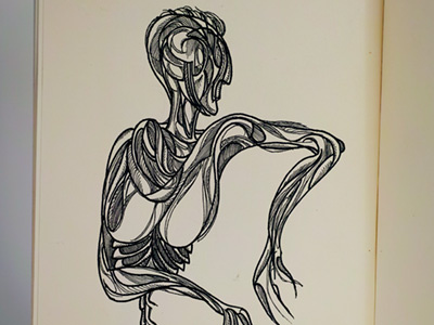 Drawing #31 drawing illustration moleskine rotring