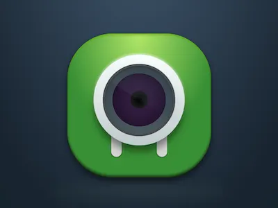 Sweet wireless camera for EpocCam camera epoccam fuckflat green icon sketchapp webcamera wireless