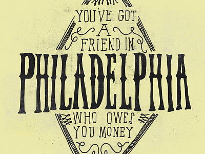 You've Got a Friend illustration typography