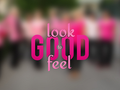 look good to feel good blur design illustrator ios 7 blur lettering logo