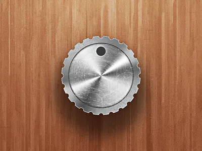 Just a Knob for a UI Kit distressed knob metal scratched ui