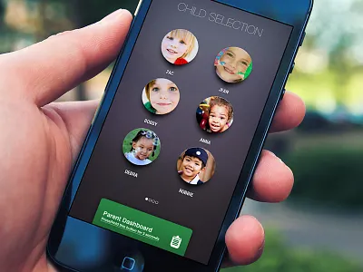 User selection screen agnitus home iphone select selection ui user