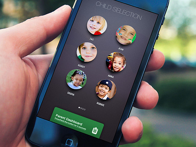 User selection screen agnitus home iphone select selection ui user