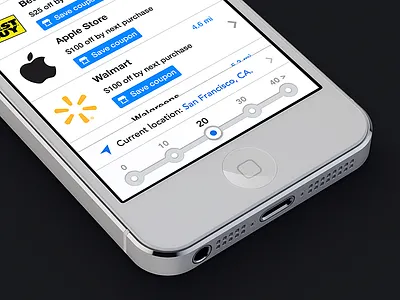 Coupon App app ios peek sneak