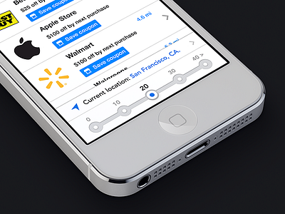 Coupon App app ios peek sneak