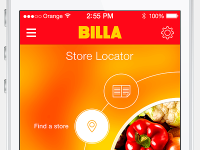 Billa App iOS7 draft app design draft ios ios7 iphone