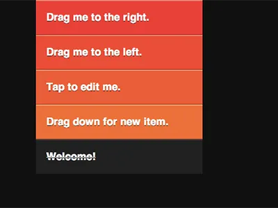 Web gesture experiment based on Clear animation gestural gestures hammer hammer.js motion touch web