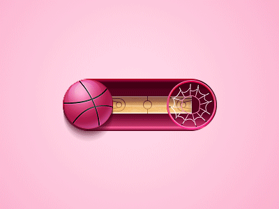 Dribbble GIF basketball button gif goal shot slide