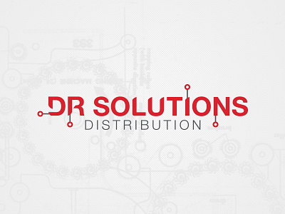 Wip Dr Solutions Distribution 4 computer design identity logo logo design technology typography