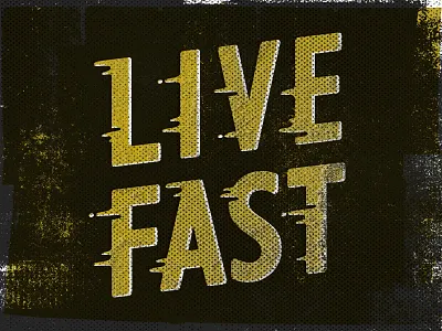 Live Fast black edmonton fast live olive retro skateboards snowboards texture vintage