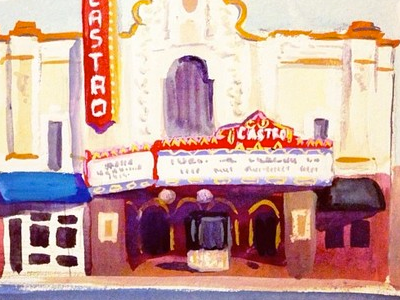 Castro dontbreakthechain illustration sketch watercolor