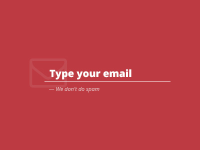 Newsletter input clean email email signup field flat form icon input minimal newsletter subscribe ui