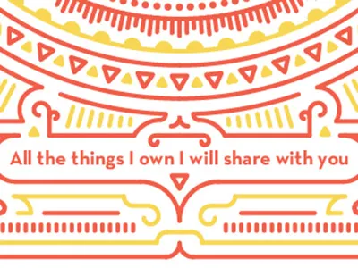 All the things I own design illustration the kinks tortoise belly