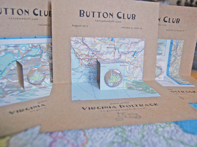 August Button Club map pop-up buttonclub pinback buttons pop up scooter vespa