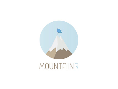 Mountainr branding logo