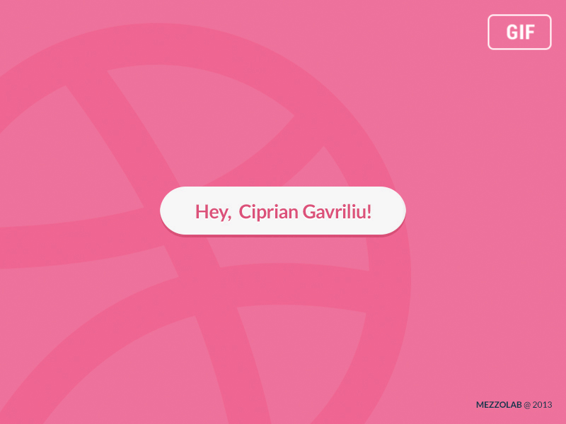 Thank you Ciprian Graviliu! animation gif invite thank you