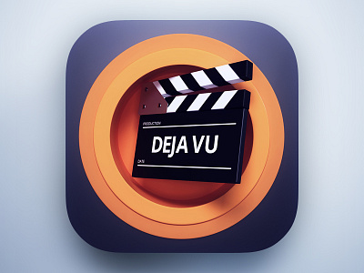 Movies Icon 3d app design icon ios ios7 movies webshocker