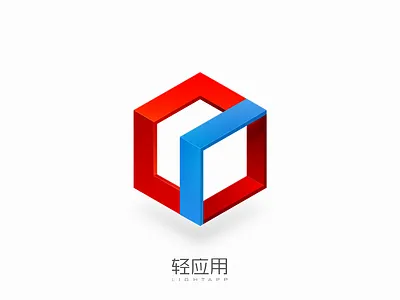 light app logo application baidu brand connection