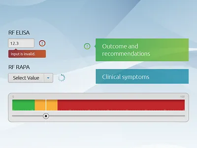 Light UI Kit III drop down input risk meter ui