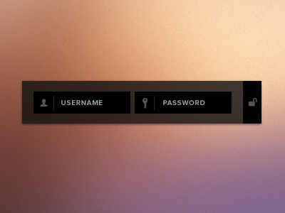 Login button flat form login signin ui ux web