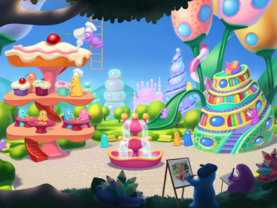 Toy Land city square toys