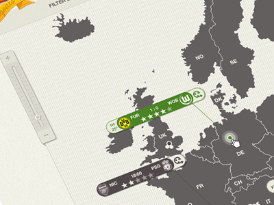 Football visualisation football infographics map soccer sports data website