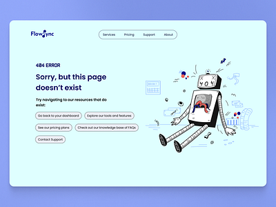 404 Error Page 404 error ui ux website