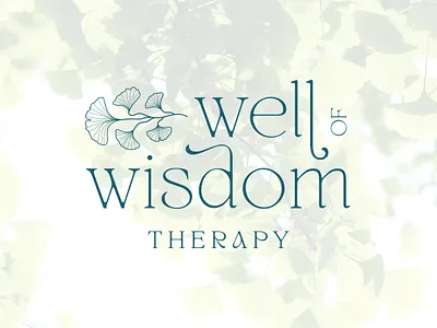 Well of Wisdom Therapy brand design branding design graphic design logo design website design