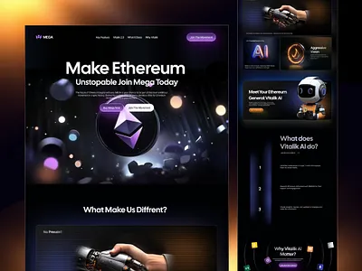 Crypto Website Design And Development 3d 3d crypto website 3d website binance website bitcoin website crypto landing page ethereum website landing page ui ux web design web designer web developer web development web3 website website design