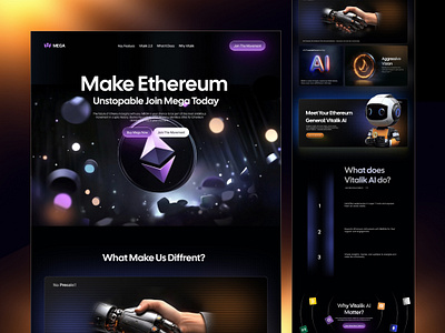 Crypto Website Design And Development 3d 3d crypto website 3d website binance website bitcoin website crypto landing page ethereum website landing page ui ux web design web designer web developer web development web3 website website design