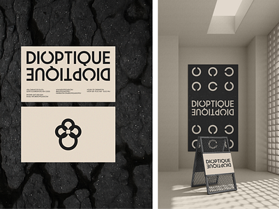 DIOPTIQUE - OPTICAL SHOP brand identity brand identity design branding graphic design logo logo design optical shop