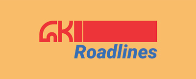 GKI Roadlines Logo 3d animation brand branding design graphic design illustartion illustartor logo logo design motion graphics social media typography ui ux vector