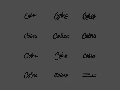 Cobra Golf Scripts cobra golf golf handlettering handtype hashtaglettering lettering process vector vectormachine