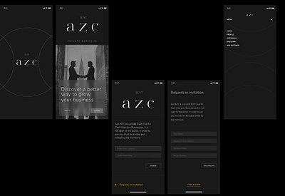 AZC app design app design clean design mobile design product design ui ux