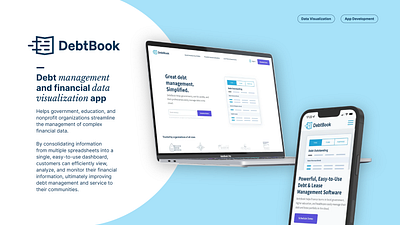 DebtBook app development data visualization