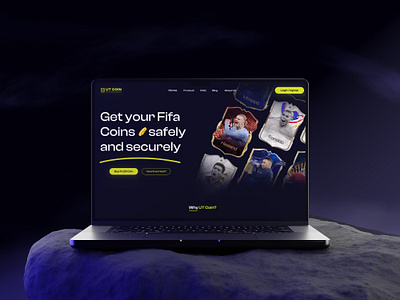 🚀 UT Coin – Website Design & Development 🎮💰 branding fifa25 gameon graphic design logo ui utcoin webdesign wordpress