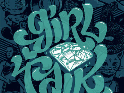 Girl Talk update girl talk lettering