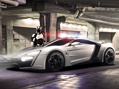 Somewhere in the future matte photomanipulation retouching