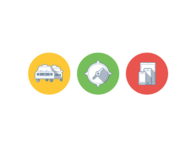 Widget icons android apple car compass ipad ipad mini iphone mobile mobile devices taxi