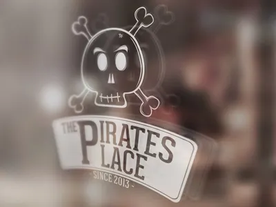 Pirates place design logo