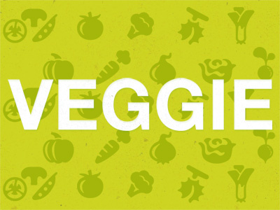 Veggie pattern pictogram